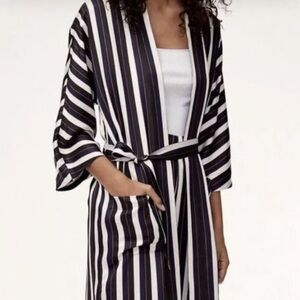 Aritzia Wilfred Durante Stripe Robe Jacket XS